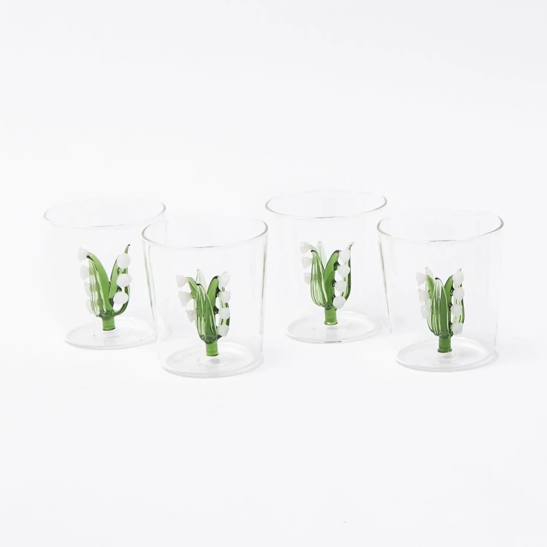 Mrs. Alice Glasses|Lily Of The Valley Glasses (Set Of 4)