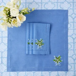 Mrs. Alice Napkins|Lily Of The Valley Napkins (Set Of 4)