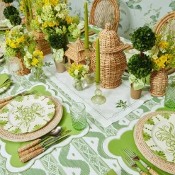 Mrs. Alice Tablecloths|Lily Of The Valley Table Runner