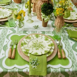 Mrs. Alice Tablecloths|Lily Of The Valley Table Runner