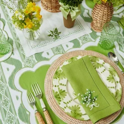Mrs. Alice Tablecloths|Lily Of The Valley Table Runner