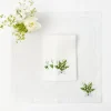 Mrs. Alice Napkins|Lily Of The Valley White Linen Napkins (Set Of 4)