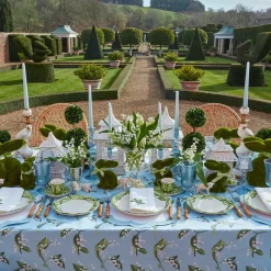 Mrs. Alice Napkins|Lily Of The Valley White Linen Napkins (Set Of 4)