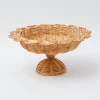Mrs. Alice Rattan Tableware|Luciana Rattan Scalloped Bowl