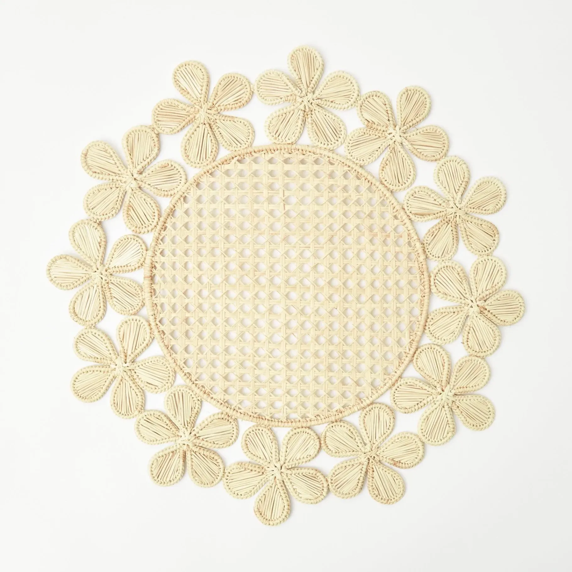 Mrs. Alice Placemats|Mia Woven Rattan Placemats (Set Of 4)