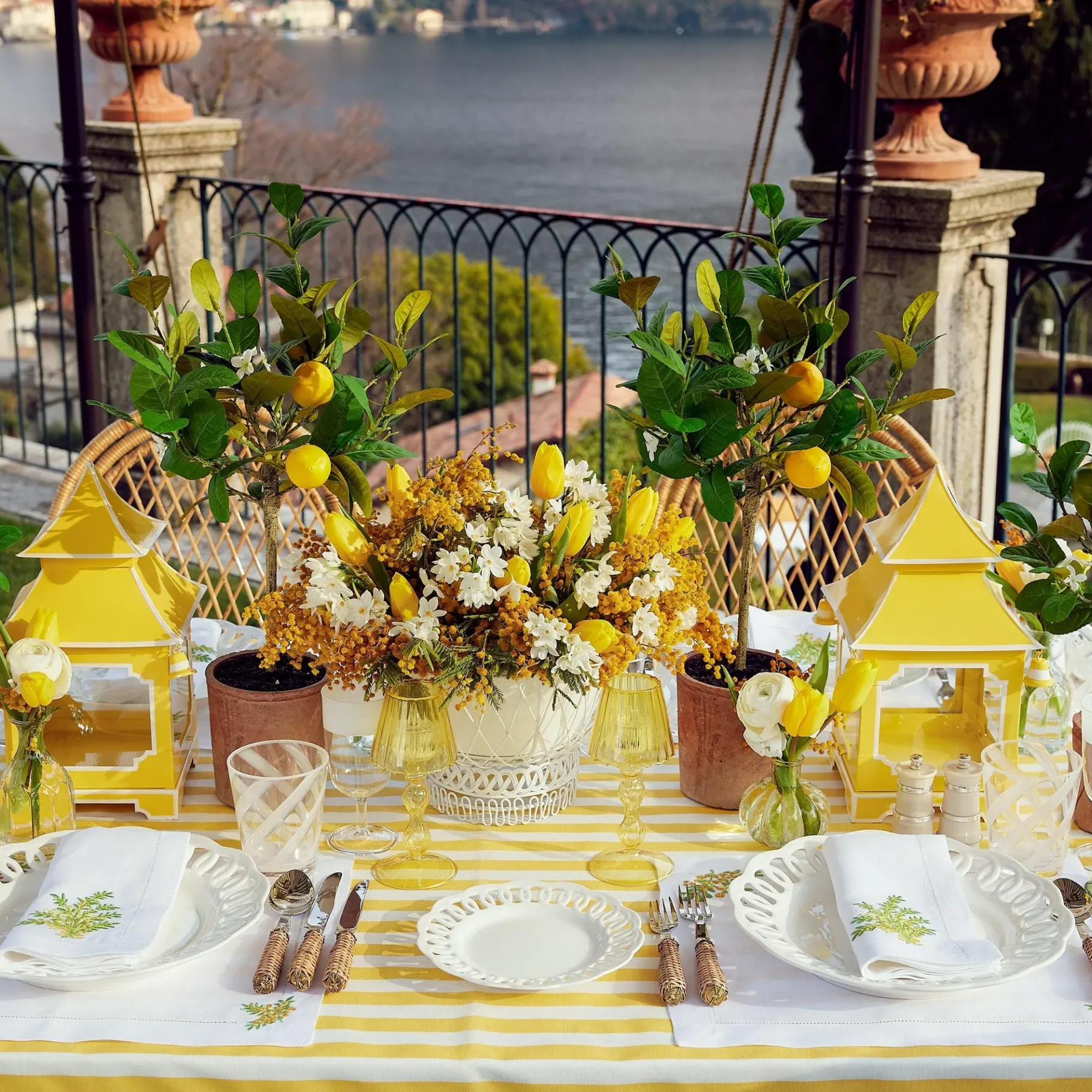 Mrs. Alice Napkins|Mimosa White Linen Napkins (Set Of 4)