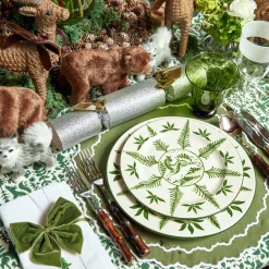 Mrs. Alice Glasses|Moss Green Tulip Glasses (Set Of 4)