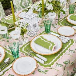 Mrs. Alice Crockery Sets|Nancy Bamboo Dinner & Starter Plates (Set Of 8)