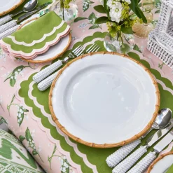 Mrs. Alice Dinner Plates|Nancy Bamboo Dinner Plate (Set Of 4)