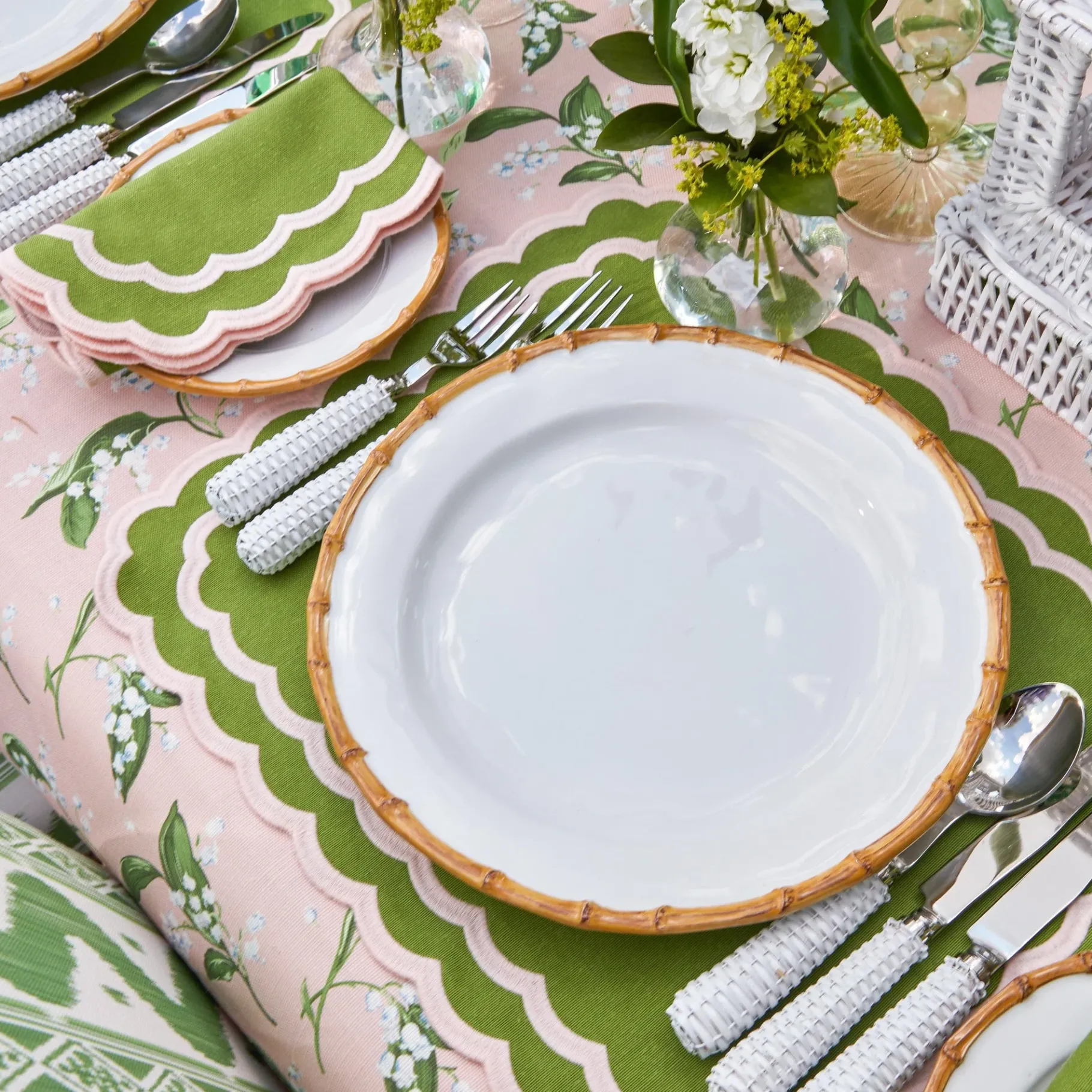 Mrs. Alice Dinner Plates|Nancy Bamboo Dinner Plate (Set Of 4)