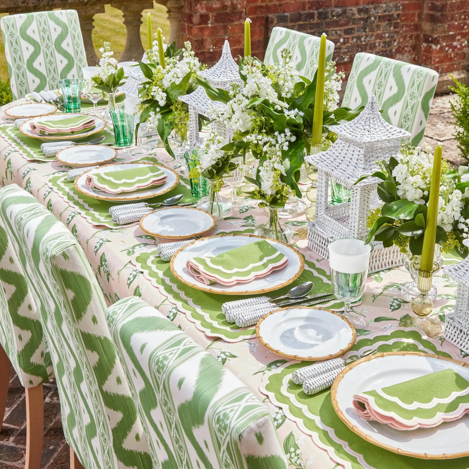 Mrs. Alice Crockery Sets|Nancy Bamboo Dinner Plate (Set Of 4)