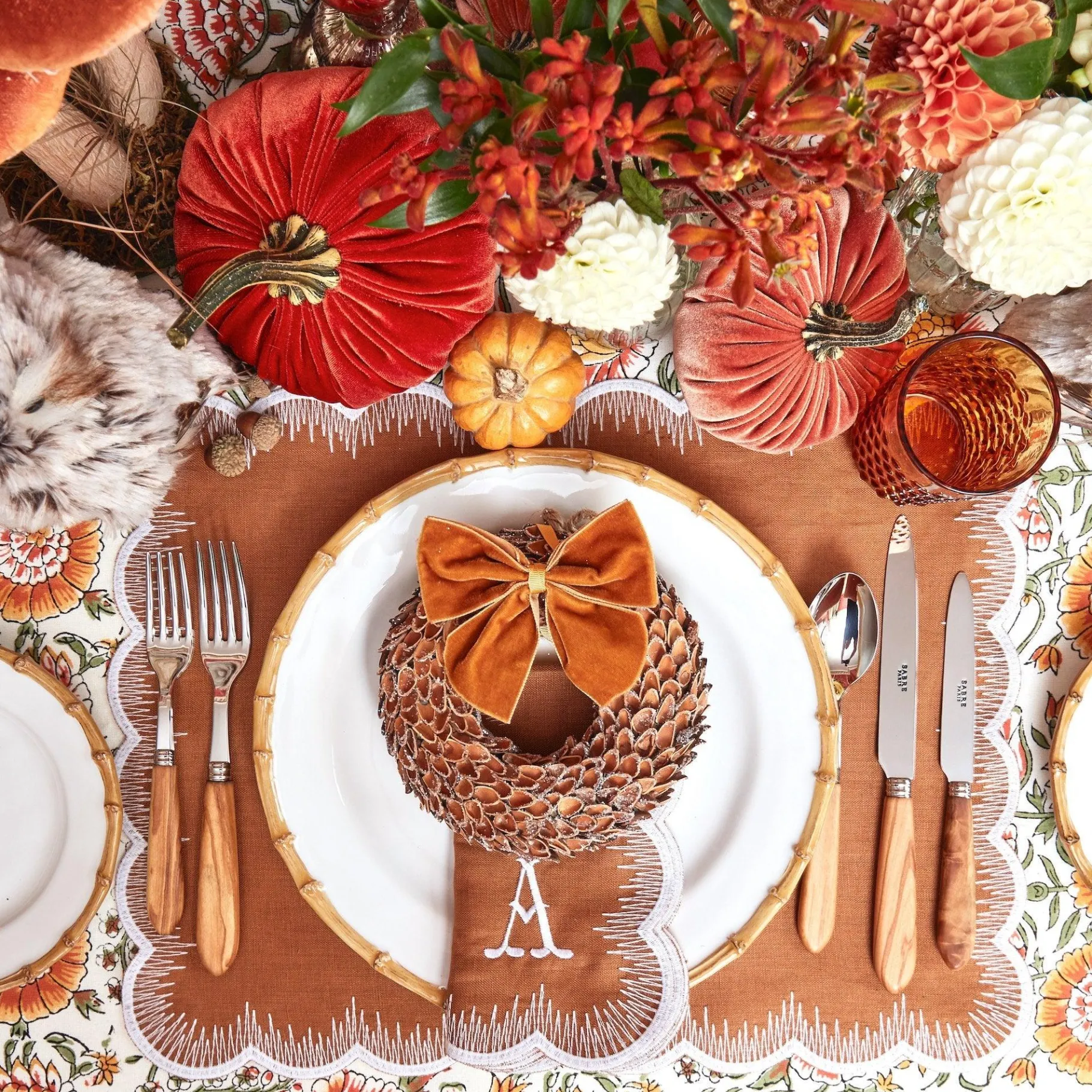 Mrs. Alice Bamboo Crockery|Nancy Bamboo Dinner Plate (Set Of 4)