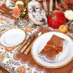 Mrs. Alice Starter Plates|Nancy Bamboo Starter Plate (Set Of 4)