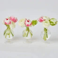 Mrs. Alice Vases|Nancy Footed Bud Vase (Set Of 3)