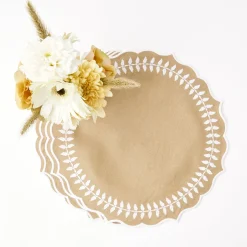 Mrs. Alice Placemats|Natural Laurel Placemats (Set Of 4)