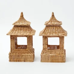 Mrs. Alice Decoration Sets|Natural Rattan Decoration Set