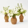 Mrs. Alice Rattan Tableware|Natural Rattan Vase (Set Of 3)