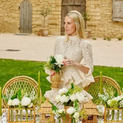 Mrs. Alice Vases|Natural Rattan Vase (Set Of 3)