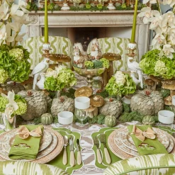 Mrs. Alice Napkin Rings, Bows & Wreaths|Oat Velvet Napkin Bows (Set Of 4)