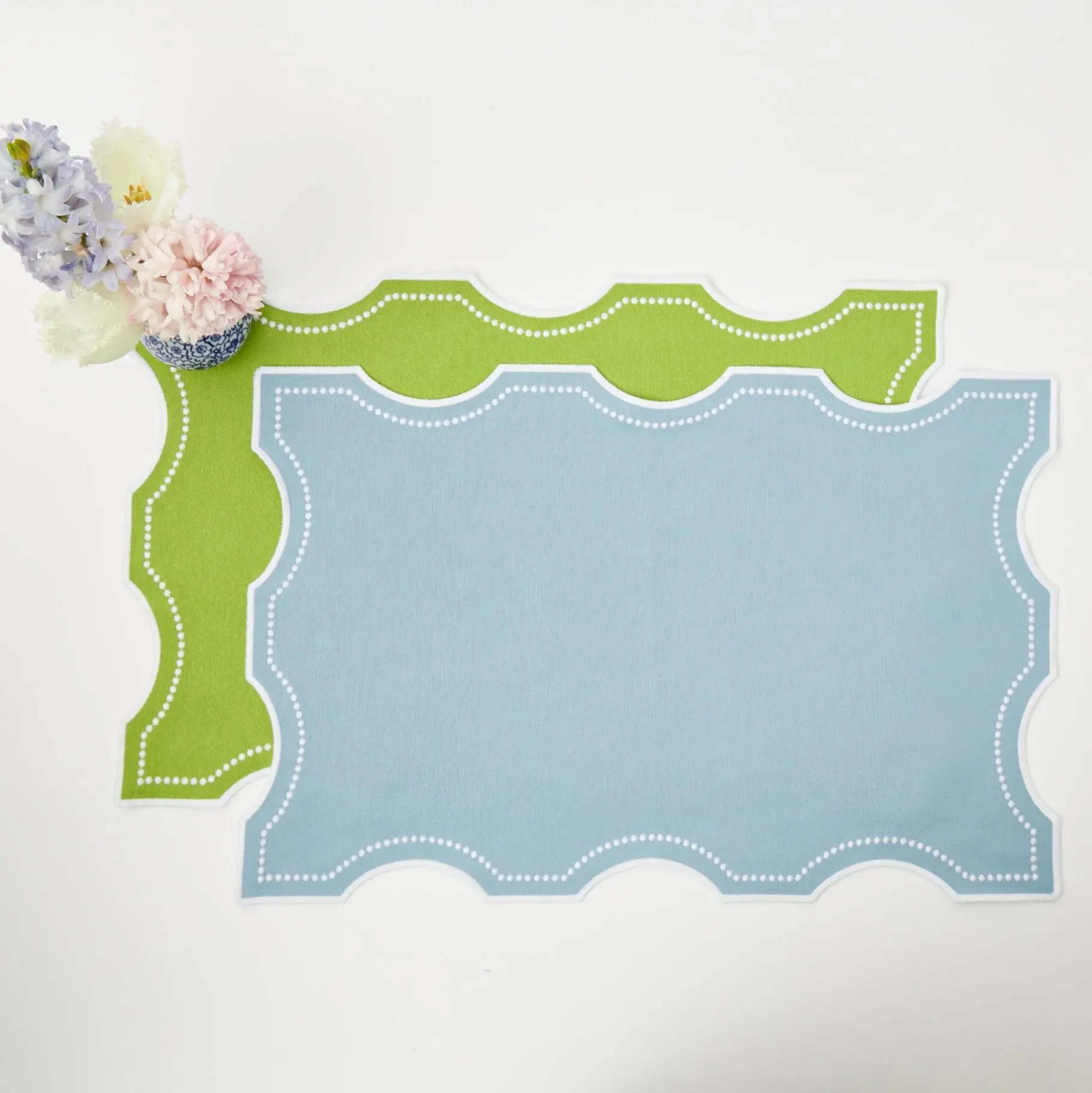 Mrs. Alice Trays & Liners|Octavia Blue Tray Liner