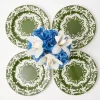 Mrs. Alice Crockery Sets|Olive Valencia Starter Plate (Set Of 4)