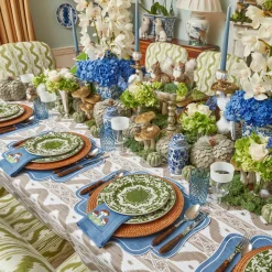 Mrs. Alice Crockery Sets|Olive Valencia Starter Plate (Set Of 4)