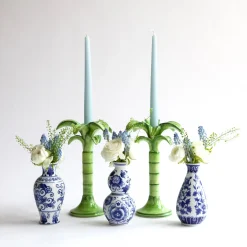 Mrs. Alice Candle Holders|Palm Leaf Candle Holder (Large)