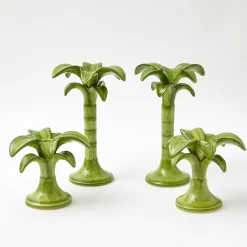 Mrs. Alice Candle Holders|Palm Leaf Candle Holder (Large)