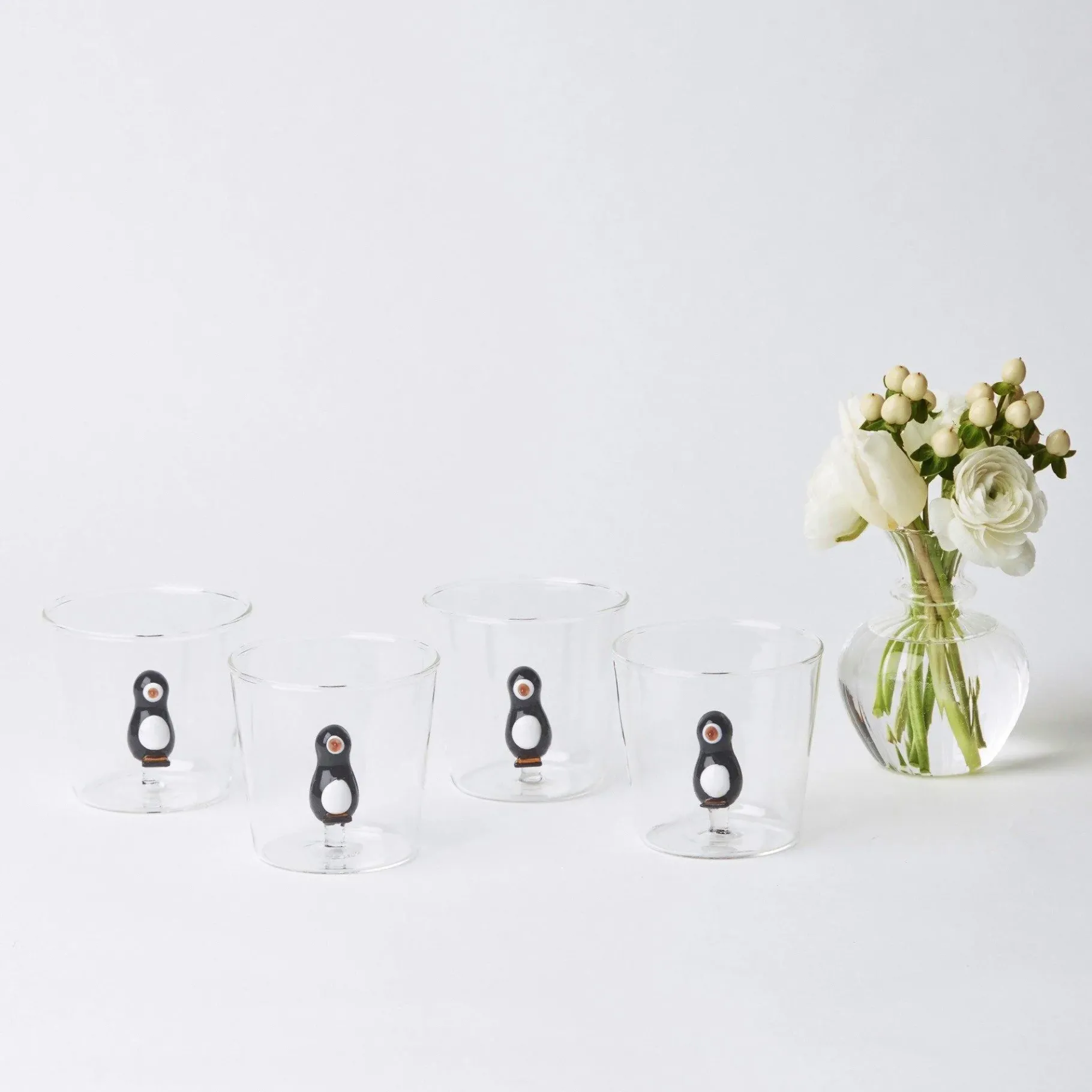 Mrs. Alice Glassware Sets|Penguin Water Glasses And Jug Set