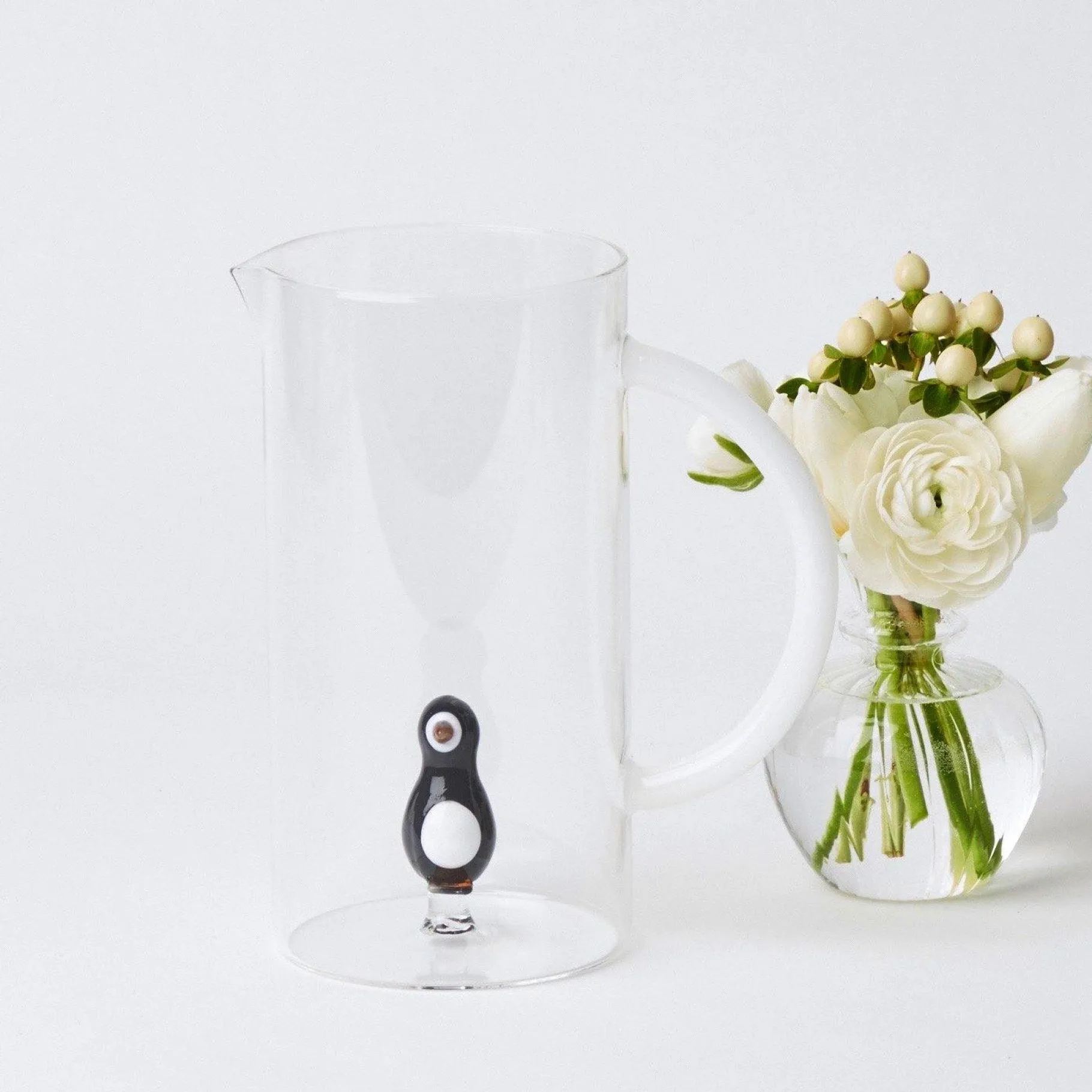 Mrs. Alice Glassware Sets|Penguin Water Glasses And Jug Set