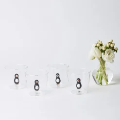 Mrs. Alice Glasses|Penguin Water Glasses (Set Of 4)