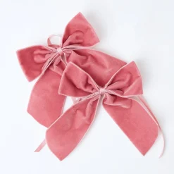 Mrs. Alice Napkin Rings, Bows & Wreaths|Personalised Dusty Pink Napkin Bow