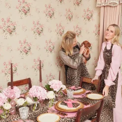 Mrs. Alice Napkin Rings, Bows & Wreaths|Personalised Dusty Pink Napkin Bow