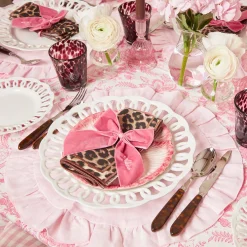 Mrs. Alice Napkin Rings, Bows & Wreaths|Personalised Dusty Pink Napkin Bow