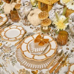 Mrs. Alice Starter Plates|Petal Bamboo Ceramic Starter Plate