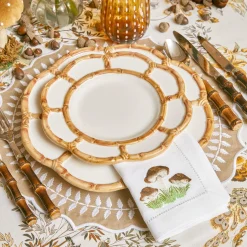 Mrs. Alice Crockery Sets|Petal Bamboo Starter Plate (Set Of 4)