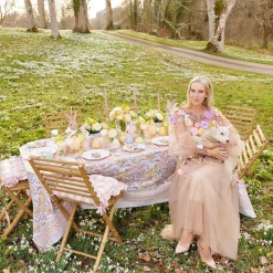 Mrs. Alice Candlescapes|Pink & Green Camille Candle Set (Pink Candles)