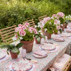 Mrs. Alice Napkins|Pink Applique Napkins (Set Of 4)