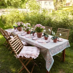 Mrs. Alice Napkins|Pink Applique Napkins (Set Of 4)