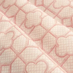 Mrs. Alice Serena Fresson Fabrics|Pink Bamboo Trellis Fabric
