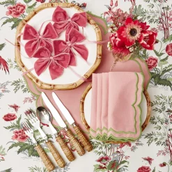 Mrs. Alice Tablecloths|Pink Birdsong Tablecloth