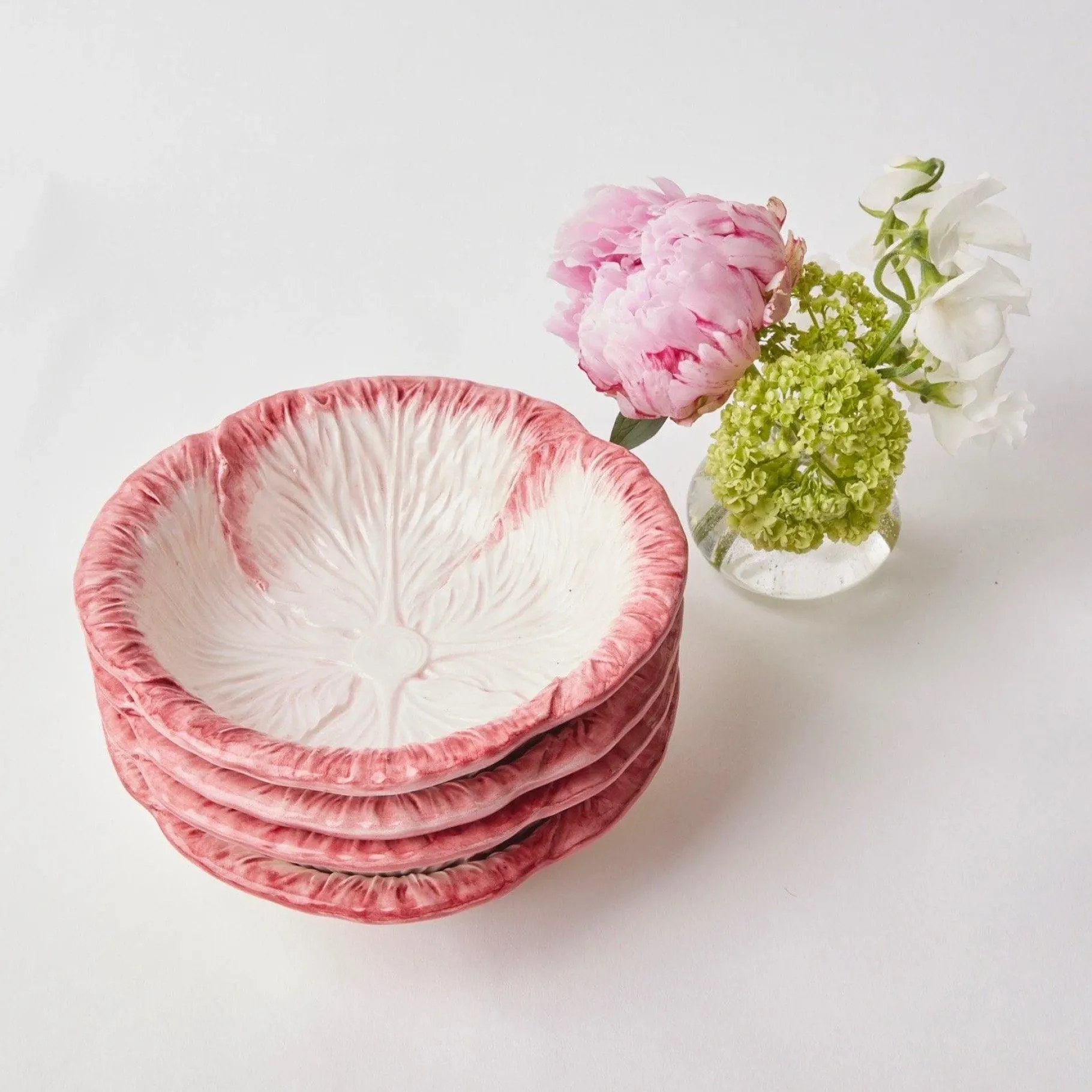 Mrs. Alice Lettuce Crockery|Pink Capri Lettuce Bowl