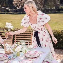 Mrs. Alice Lettuce Crockery|Pink Capri Lettuce Bowl