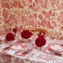 Mrs. Alice Lettuce Crockery|Pink Capri Lettuce Starter Plate