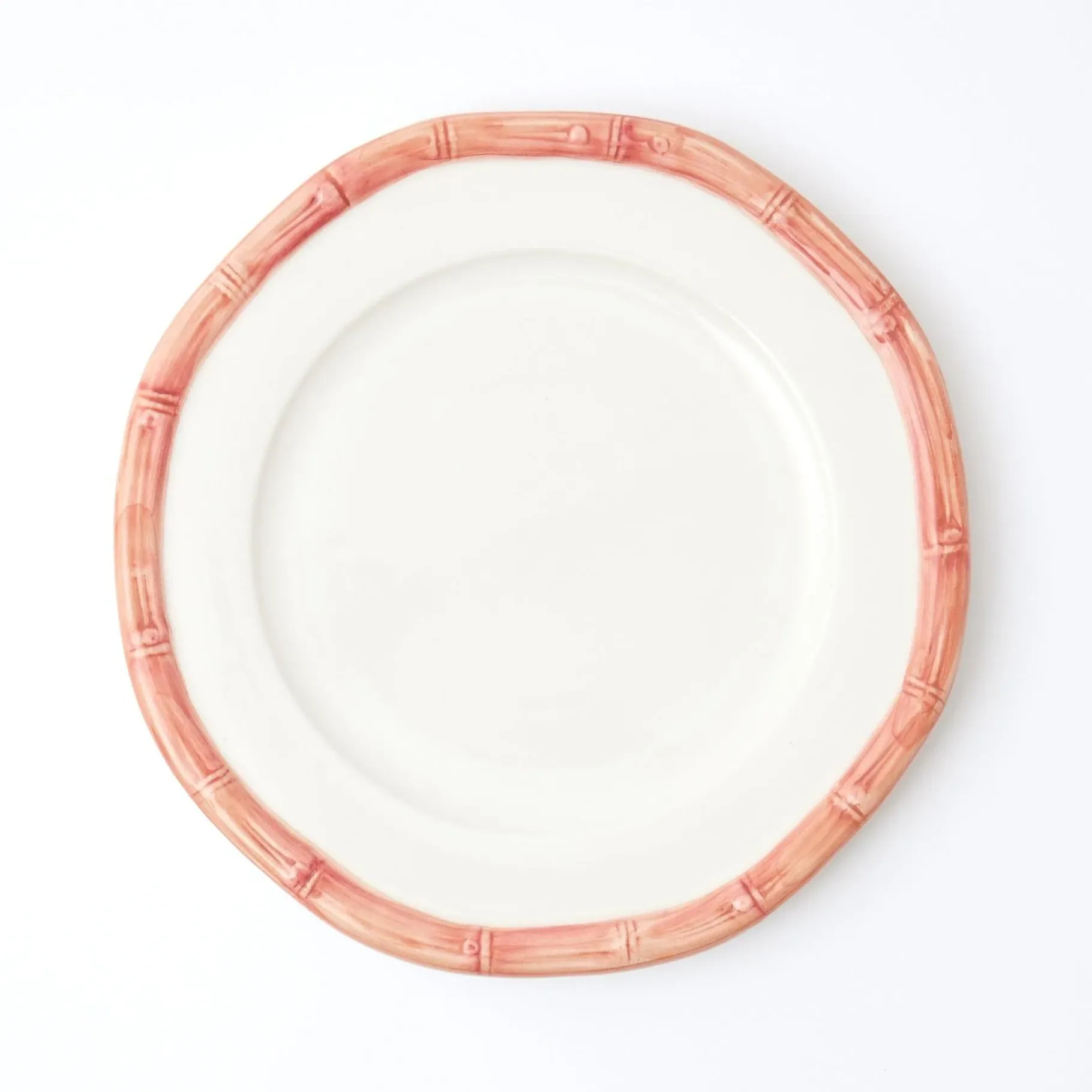 Mrs. Alice Crockery Sets|Pink Geometric Bamboo Starter Plate (Set Of 4)