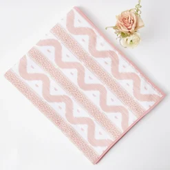 Mrs. Alice Tablecloths|Pink Leopard Ikat Tablecloth