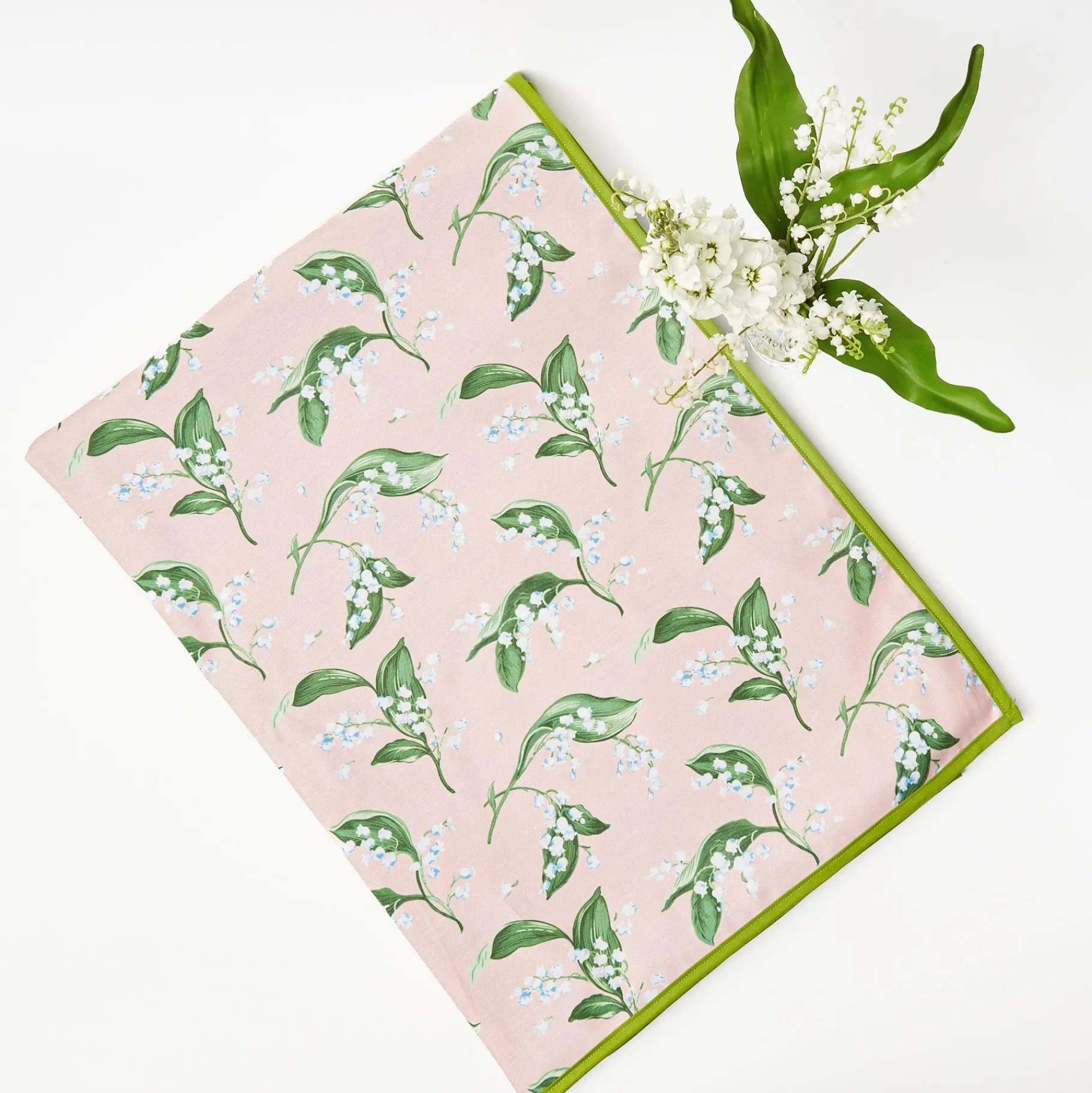 Mrs. Alice Tablecloths|Pink Lily Of The Valley Tablecloth