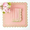 Mrs. Alice Napkins|Pink Penelope Napkins (Set Of 4)