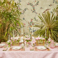 Mrs. Alice Napkins|Pink Penelope Napkins (Set Of 4)