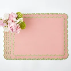 Mrs. Alice Placemats|Pink Penelope Placemats (Set Of 4)